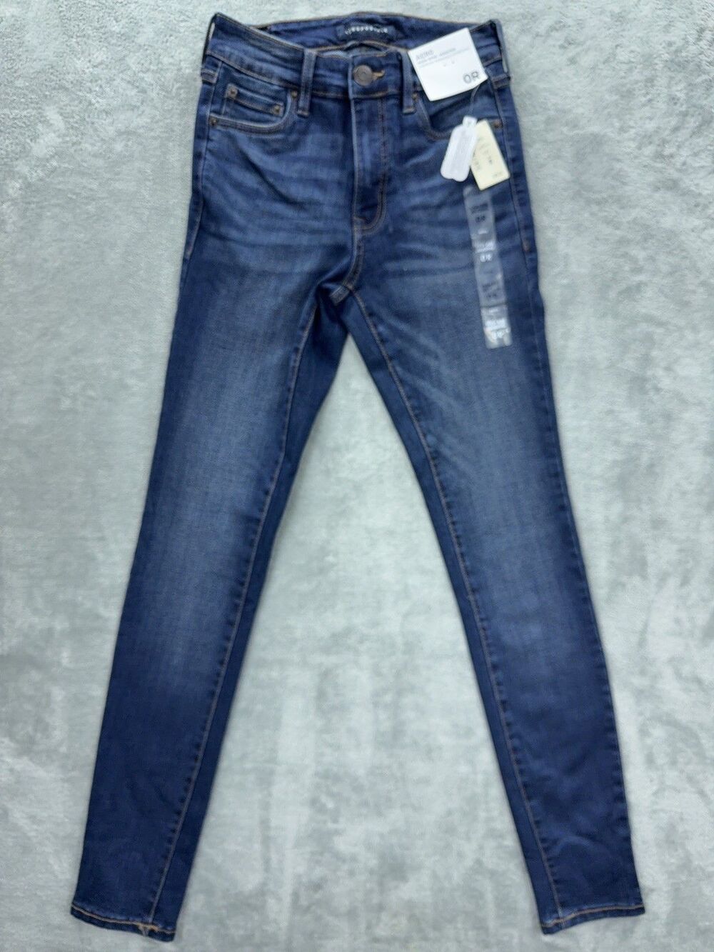 NWT Aeropostale Premium Curvy Jegging Navy Slim Stretch Women 0R (Fits 25x29)